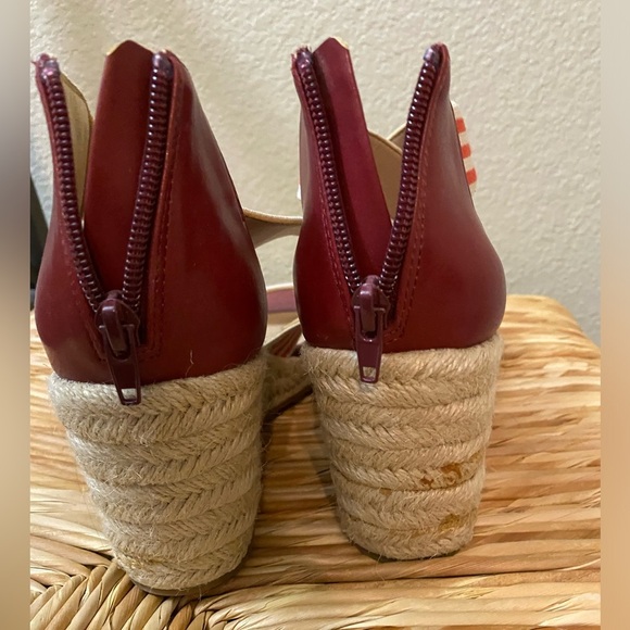 Mary Elastic Strappy Wedge - size 8.5 - Picture 6 of 8